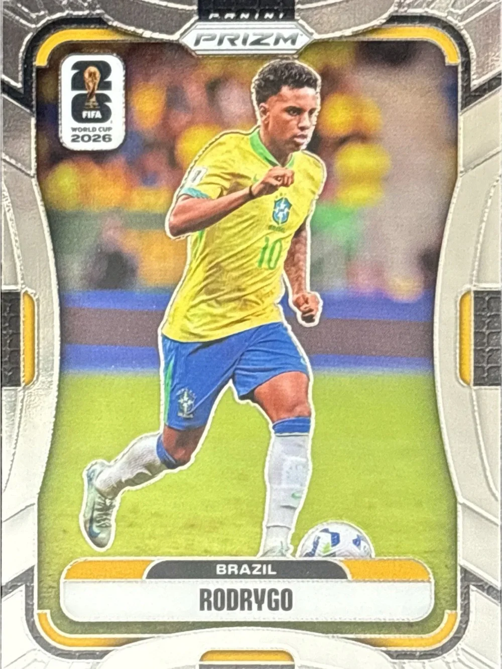 Panini Prizm Brazil Rodrygo Soccer Trading Card